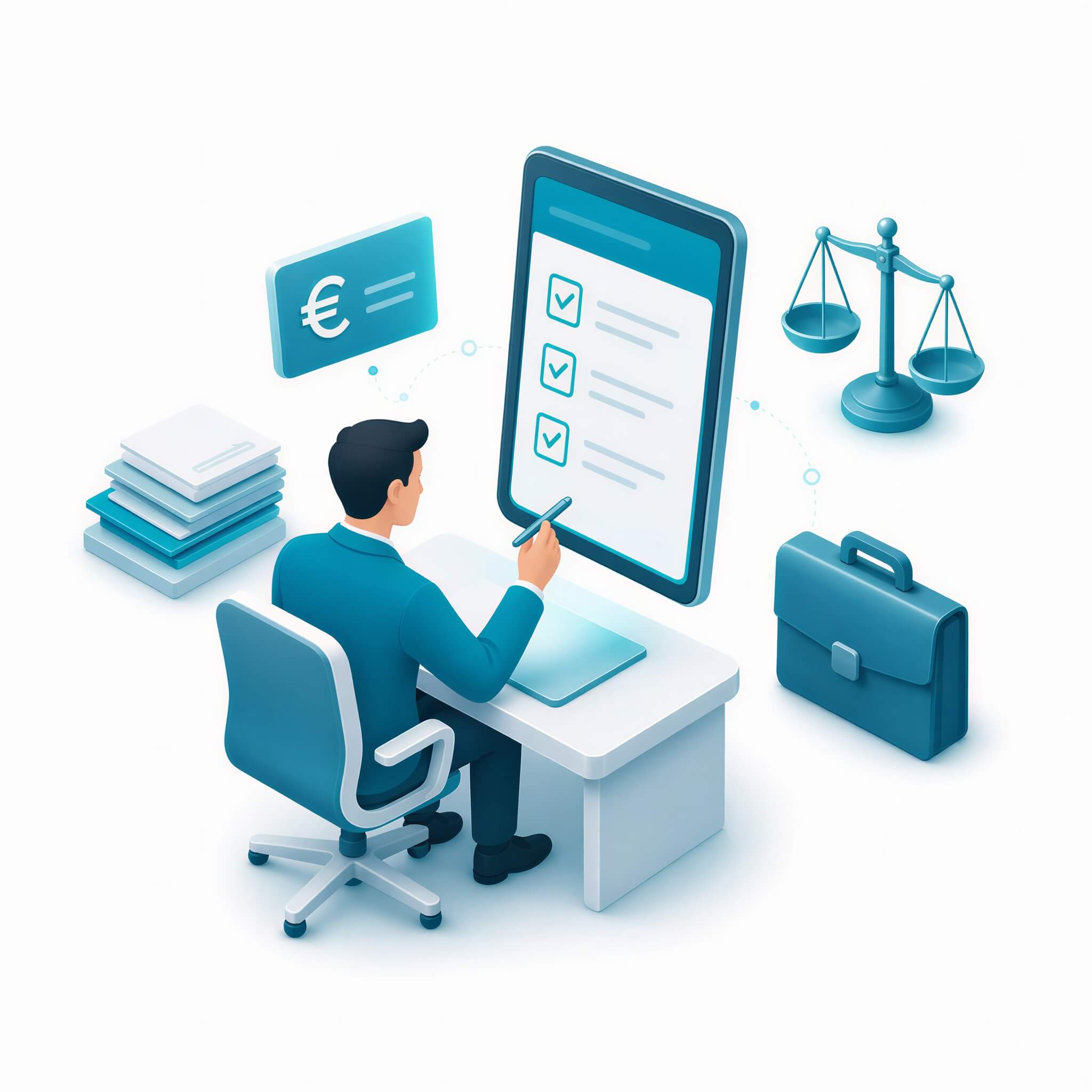 Gestione studio di consulenza in Qweekly — pratiche, preventivi e finanze